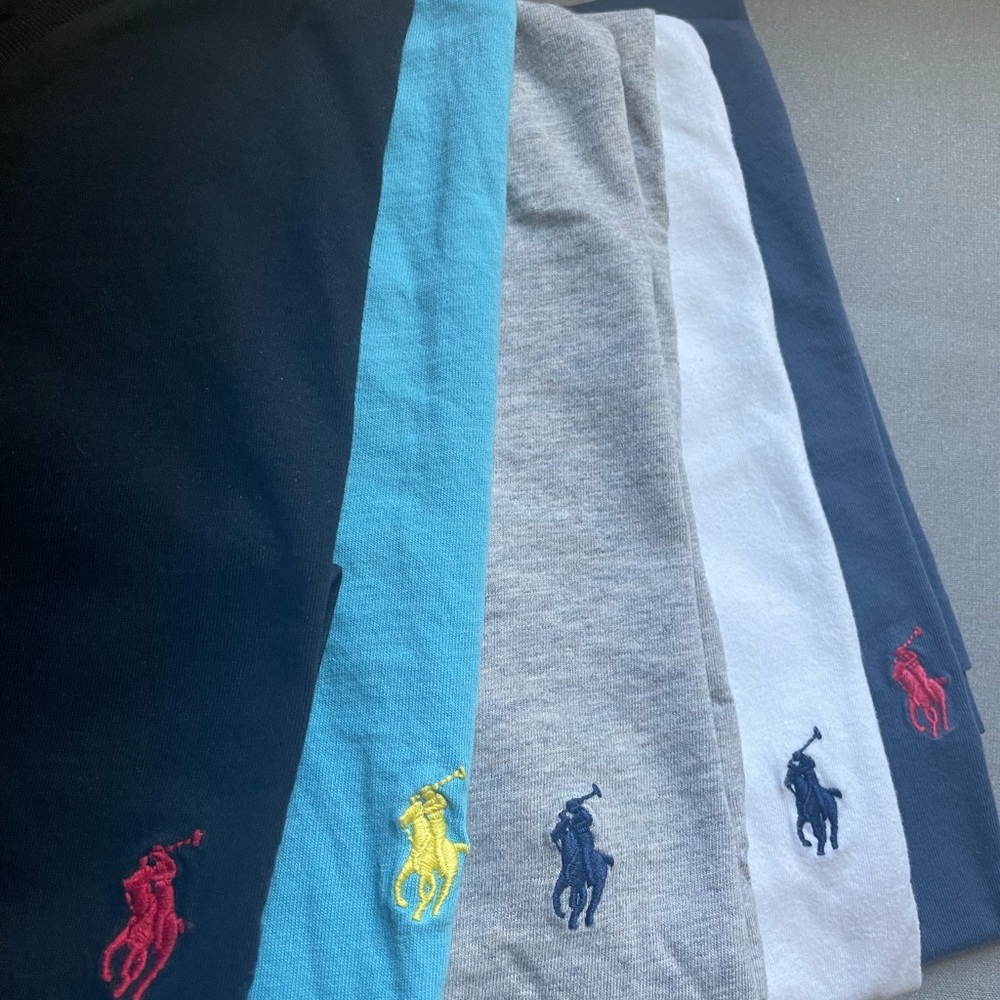 Polo by Ralph Lauren Set of 5 Men’s V-Neck T-Shirts Size XLT